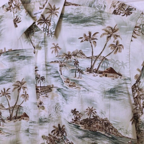 Lot of 2 Vintage 80s Pierre Cardin Shirts Button-up Men-XL Pocket SS Cott/Rayon - Picture 6 of 11